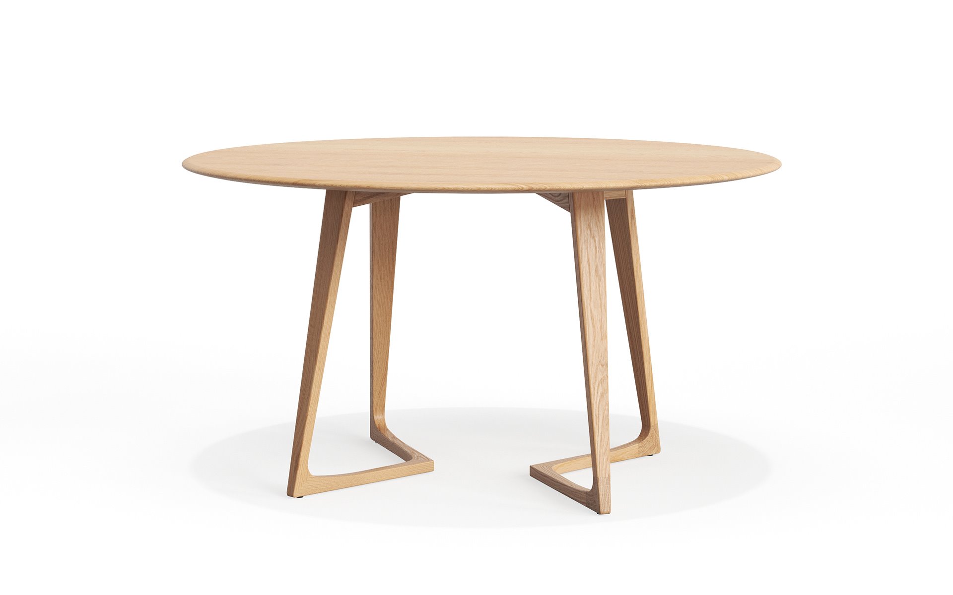 Ronde Tafel Twist Bed Habits eiken